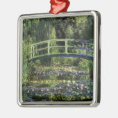 Water Lilies en Japanse brug Metalen Ornament (Links)