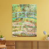 Water Lilies en Japanse Brug Monet Fine Art Canvas Afdruk (Insitu (Woonkamer))