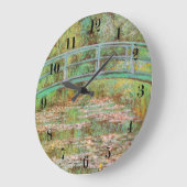 Water Lilies en Japanse Brug Monet Fine Art Grote Klok (Hoek)