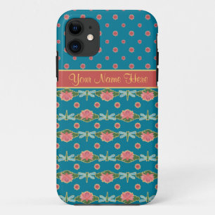 Water Lilies en libellen: iPhone 5/5s Hoesje