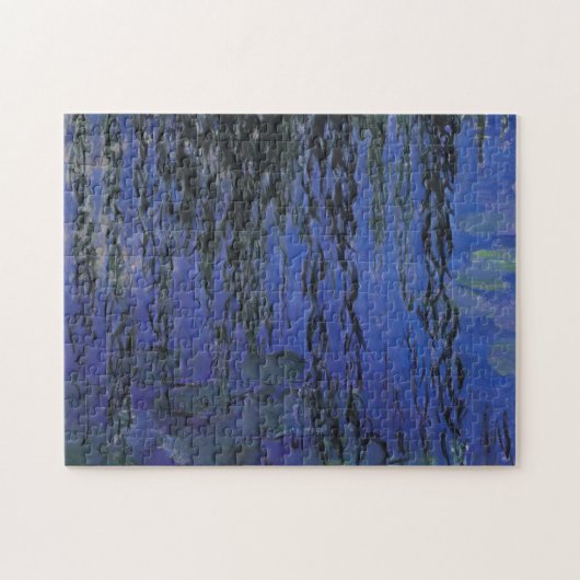 Water Lilies en Wonende Wilde Branches - Monet Legpuzzel (Horizontaal)