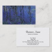 Water Lilies en Wonende Wilde Branches - Monet Visitekaartje (Voorkant / Achterkant)
