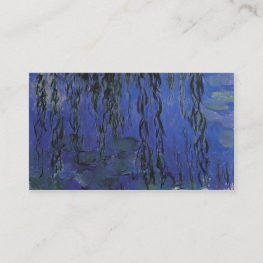 Water Lilies en Wonende Wilde Branches - Monet Visitekaartje (Voorkant)