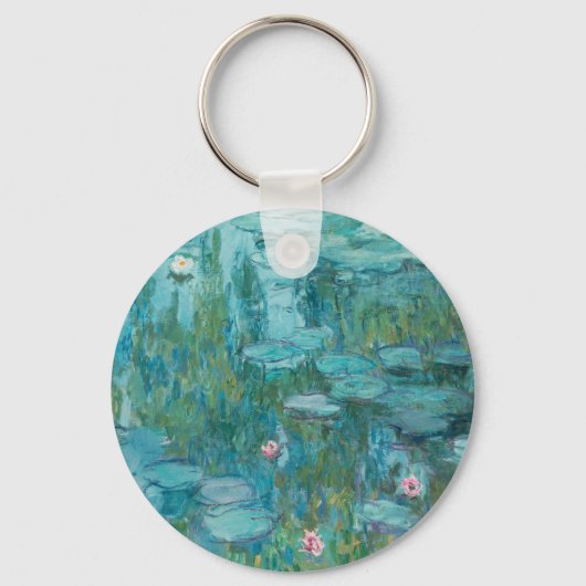 Water Lilies, Fine Art Oil Painting, Claude Monet Sleutelhanger (Voorkant)