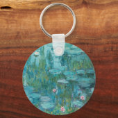 Water Lilies, Fine Art Oil Painting, Claude Monet Sleutelhanger (Achterkant)