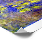 Water Lilies - (Gele nirvana) van Claude Monet Poster (Hoek)