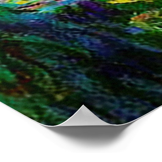 Water Lilies, Green Reflection,1920-1926 Poster (Hoek)