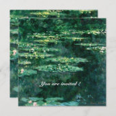 WATER LILIES IN GREEN POND door Claude Monet Kaart (Voorkant / Achterkant)