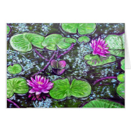 Water Lilies-kaart