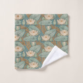 Water Lilies Lily Art Nouveau Natuur Bad Handdoek (Wasdoekje)