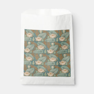 Water Lilies Lily Art Nouveau Natuur Bedankzakje