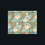 Water Lilies Lily Art Nouveau Natuur Canvas Afdruk<br><div class="desc">waterlelies - Dit prachtige kunstgebergte voor de nieuwe waterlust heeft een prachtige kleur en een prachtig design. De waterlionen zijn gebaseerd op een Eugene Grassetpatroon uit de jaren 1800.</div>