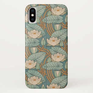 Water Lilies Lily Art Nouveau Natuur Case-Mate iPhone Case