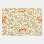 Water Lilies Lily Art Nouveau Natuur Inpakpapier Vel (Voorkant 3)