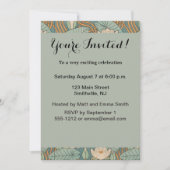 Water Lilies Lily Art Nouveau Natuur Kaart (Voorkant)