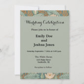 Water Lilies Lily Art Nouveau Natuur Kaart (Voorkant)