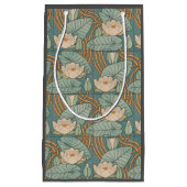 Water Lilies Lily Art Nouveau Natuur Klein Cadeauzakje (Voorkant)
