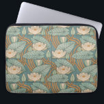 Water Lilies Lily Art Nouveau Natuur Laptop Sleeve<br><div class="desc">waterlelies - Dit prachtige kunstgebergte voor de nieuwe waterlust heeft een prachtige kleur en een prachtig design. De waterlionen zijn gebaseerd op een Eugene Grassetpatroon uit de jaren 1800.</div>