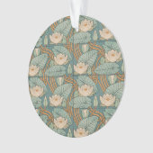Water Lilies Lily Art Nouveau Natuur Ornament (voorkant)
