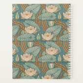 Water Lilies Lily Art Nouveau Natuur Planner (Achterkant)