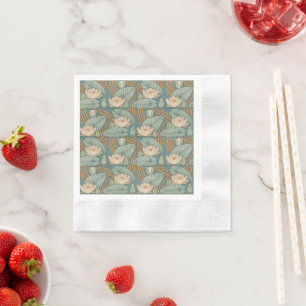 Water Lilies Lily Art Nouveau Natuur Servet