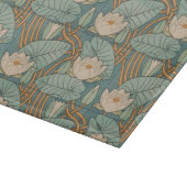 Water Lilies Lily Art Nouveau Natuur Snijplank (Hoek)