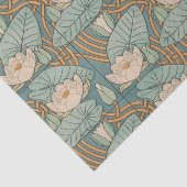 Water Lilies Lily Art Nouveau Natuur Tissuepapier (Detail)