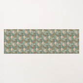 Water Lilies Lily Art Nouveau Natuur Yogamat (Achterkant (horizontaal))