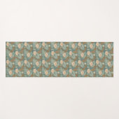 Water Lilies Lily Art Nouveau Natuur Yogamat (Voorkant (horizontaal))