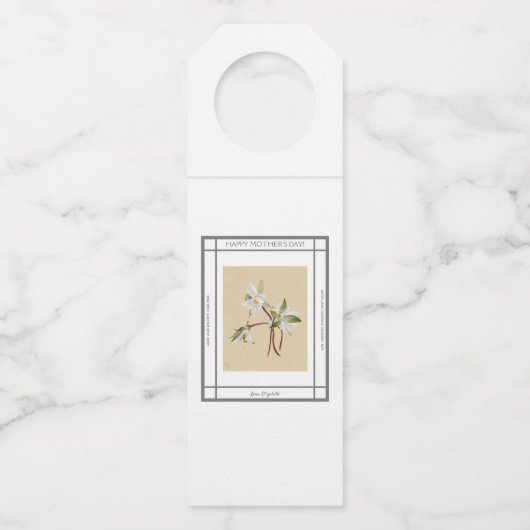 Water Lilies  moederdag Flessenhanger (Voorkant)