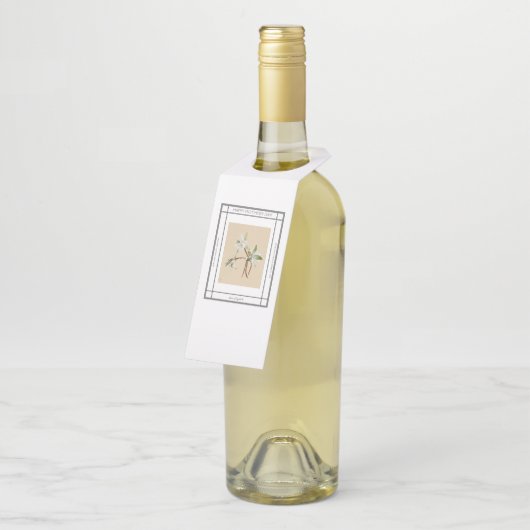 Water Lilies moederdag Flessenhanger (Schuin)