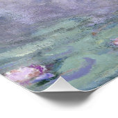Water Lilies (Nympheas) Claude Monet Glossy Poster (Hoek)