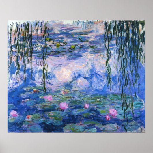 Water Lilies Poster (Voorkant)