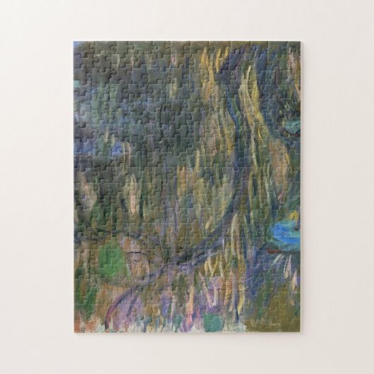 Water Lilies Reflecties die de wilde monet wekken Legpuzzel (Verticaal)
