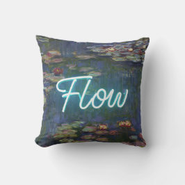Water Lilies Remix – Neon “FLOW” Wall Art & Gifts Kussen