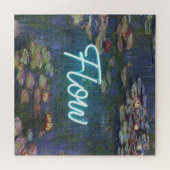 Water Lilies Remix – Neon “FLOW” Wall Art & Gifts Legpuzzel (Horizontaal)