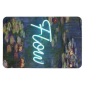 Water Lilies Remix – Neon “FLOW” Wall Art & Gifts Magneet (Horizontaal)