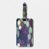 Water Lilies, Roze, 1897-99 Claude Monet cool, oud Bagagelabel (Achterkant verticaal)