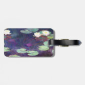 Water Lilies, Roze, 1897-99 Claude Monet cool, oud Bagagelabel (Achterkant horizontaal)