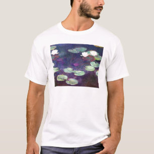 Water Lilies, Roze, 1897-99 Claude Monet cool, oud T-shirt