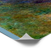 Water Lilies, Roze - Prachtige kunst van Claude Mo Poster (Hoek)