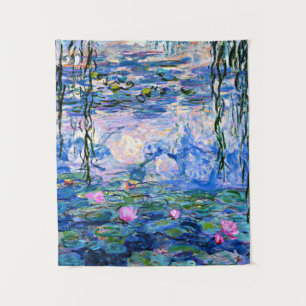 Water Lilies, schilderij van Claude Monet uit 1919 Wandkleed