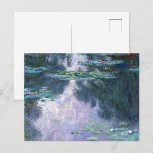 Water Lilies Series 1907 by Claude Monet Briefkaart (Voorkant / Achterkant)