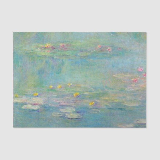 Water Lilies Series 3 van Claude Monet Tissuepapier (Voorkant)