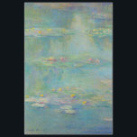 Water Lilies Series 3 van Claude Monet Tissuepapier<br><div class="desc">Claude Monet - Masters of Art Series</div>