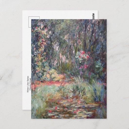 Water Lilies Series by Claude Monet Briefkaart (Voorkant / Achterkant)