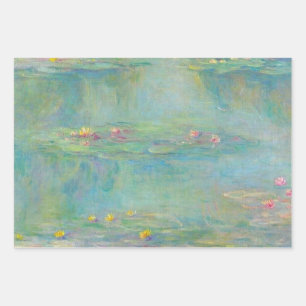 Water Lilies Series by Claude Monet Inpakpapier Vel