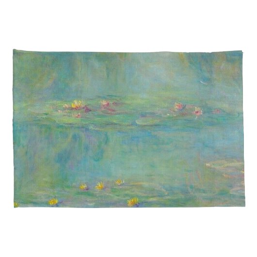 Water Lilies Series by Claude Monet Pillowcase Kussensloop (Achterkant-Rechts)