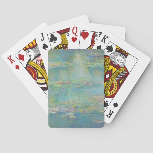 Water Lilies Series by Claude Monet Pokerkaarten (Achterkant)