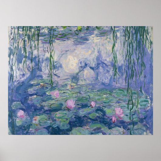 Water Lilies Series by Claude Monet Poster (Voorkant)
